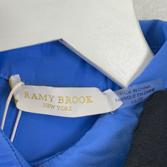 NWT RAMY BROOK Royce Puff-sleeve Tiered Mini Dress Size XS - Picture 5 of 9